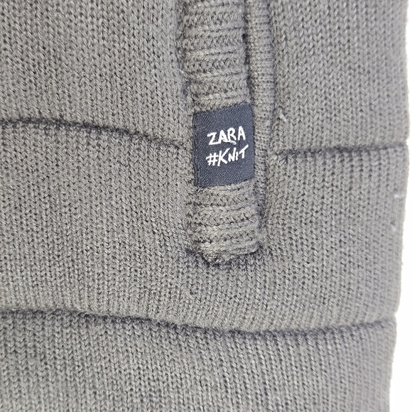 Zara Kids Olive Green Knit Vest, Boys Size‎ 8-9 - Picture 4 of 7